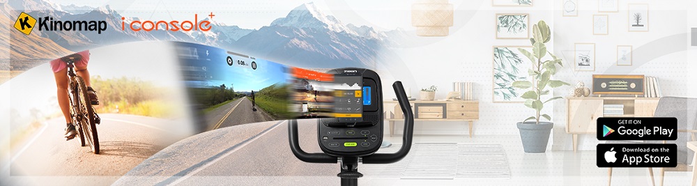Cyclette con schienale Zipro Glow app di allenamento
