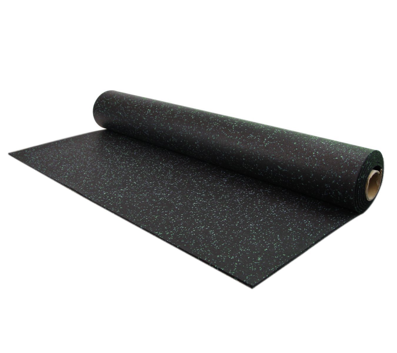 Gumena podna obloga u roli 1 m x 10 m x 5 mm (10% zeleni epdm)